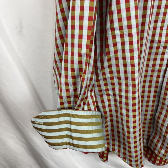 Robert Graham Red, Green & Blue Checkered Shirt Mens Size 3XL - Picture 2 of 11